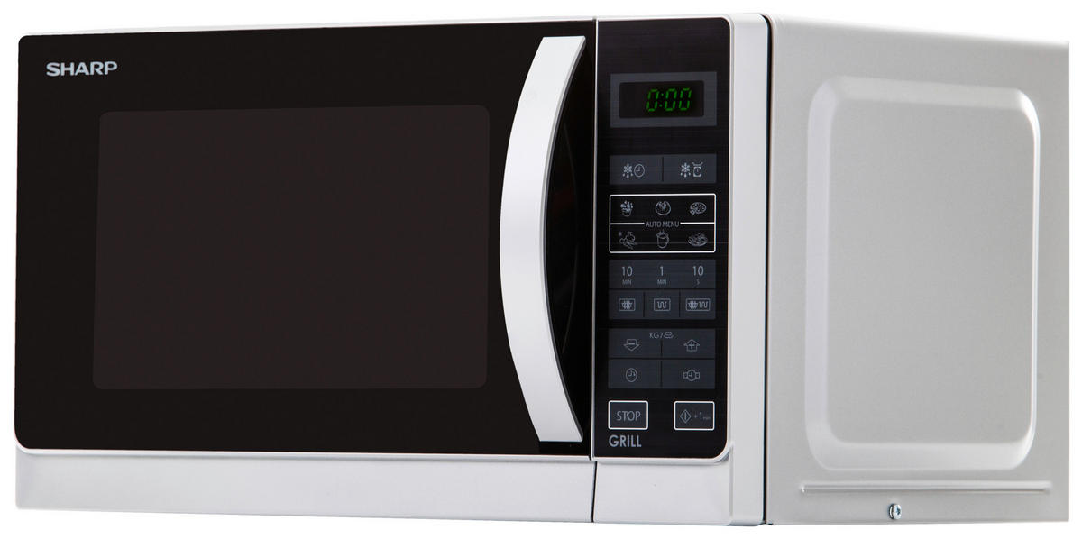 MIKROWELLE R642INW  - Silberfarben, Trend, Metall (44/25,9/35,8cm) - Sharp