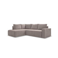 ECKSOFA in Grau, Weiss  - Weiss/Schwarz, Design, Kunststoff/Textil (194/246cm) - MID.YOU