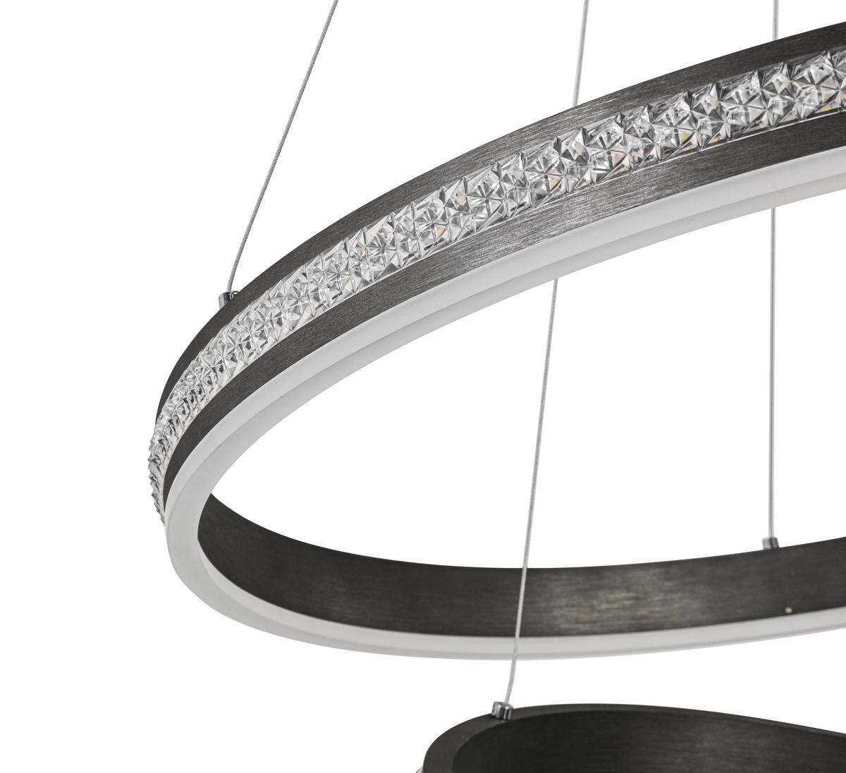 VISEČA LED-SVETILKA   40 W/5600 lm/4000 K/220-240 V/ - črna, Basics, kovina/umetna masa (60/120cm) - Ambiente
