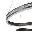 LED-HÄNGELEUCHTE 60/120 cm  - Schwarz, Basics, Kunststoff/Metall (60/120cm) - Ambiente