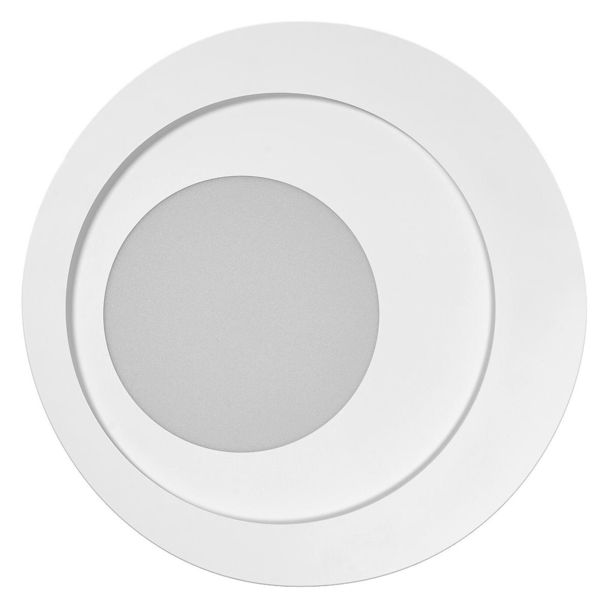 LED-DECKENLEUCHTE Orbis Spiral Round 40/5 cm   - Weiß, Design, Kunststoff/Metall (40/5cm) - Osram