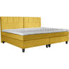 BOXSPRINGBETT 240/200 cm  in Gelb  - Wengefarben/Gelb, Trend, Holz/Textil (240/200cm) - Esposa
