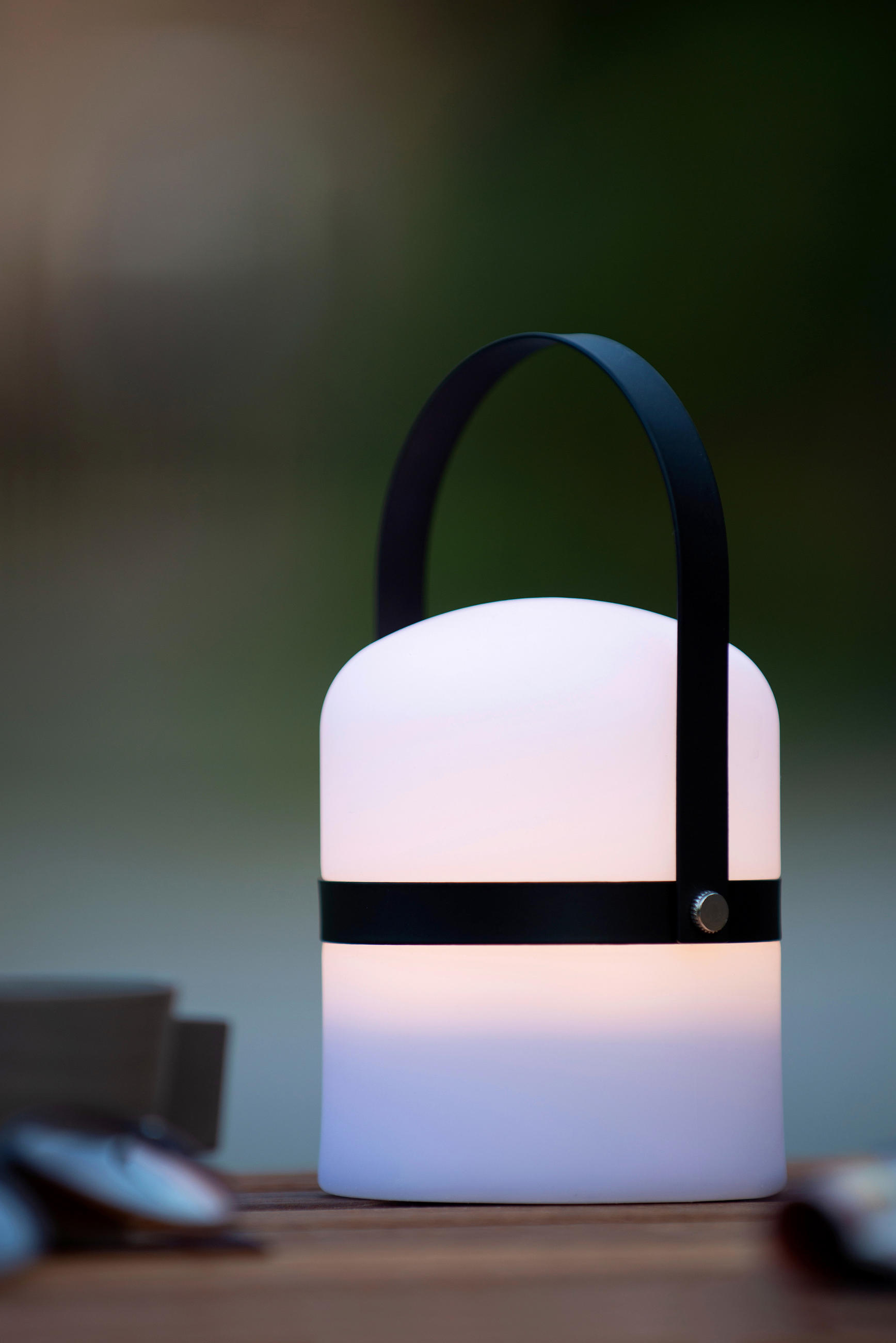 LED-AUßENLEUCHTE 10/18.5 cm   - Schwarz/Weiß, Basics, Kunststoff/Metall (10/18.5cm) - Lucide