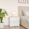 NACHTSCHRANK 50/48/42 cm  - Silberfarben/Hellgrau, Trend, Holzwerkstoff/Kunststoff (50/48/42cm) - Carryhome
