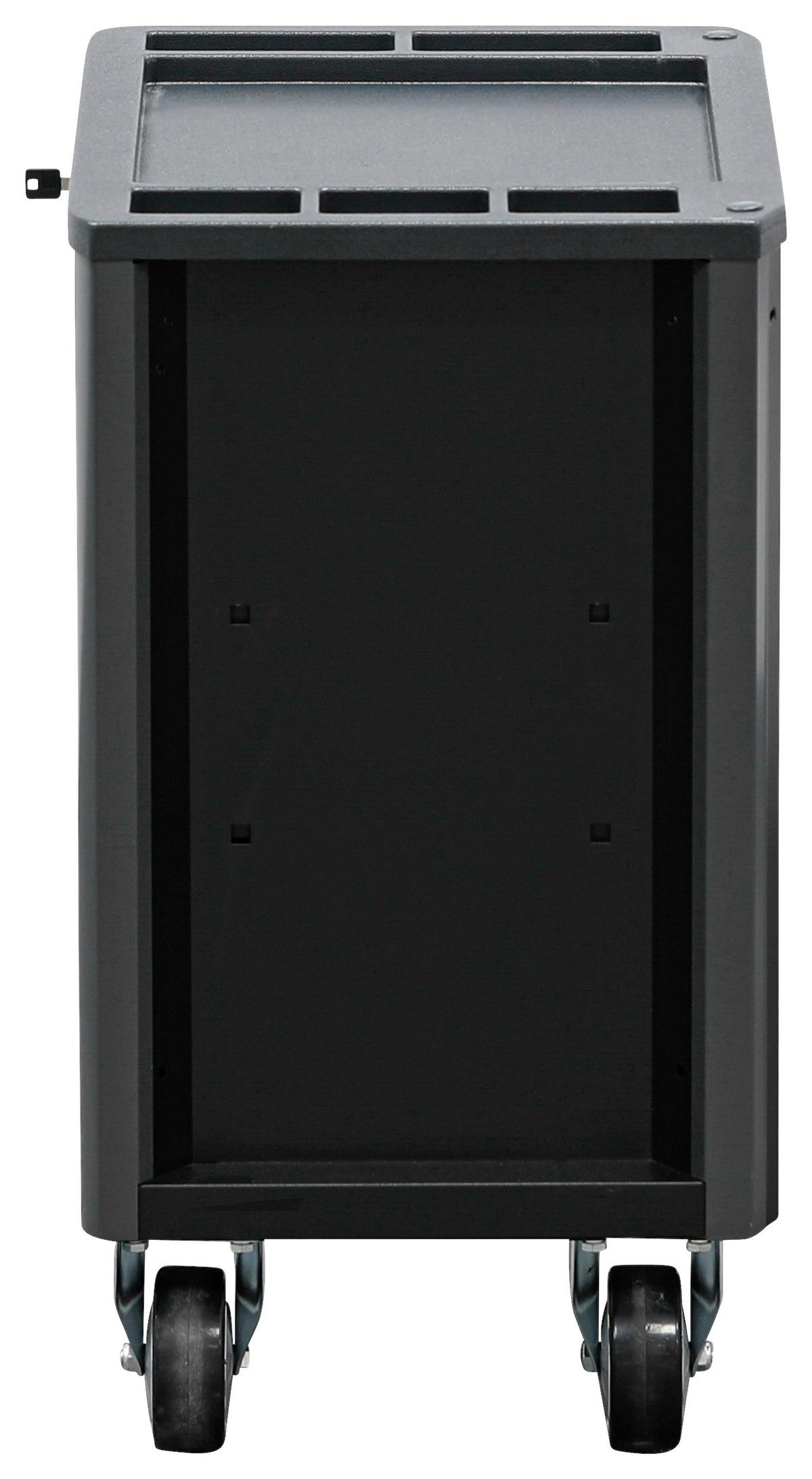 WERKSTATTWAGEN  - Silberfarben/Schwarz, Basics (72.4/85.9/47cm)
