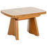 COUCHTISCH Eiche furniert Eichefarben - Eichefarben, KONVENTIONELL, Metall (90(130,5)/65/56-75cm) - Venda