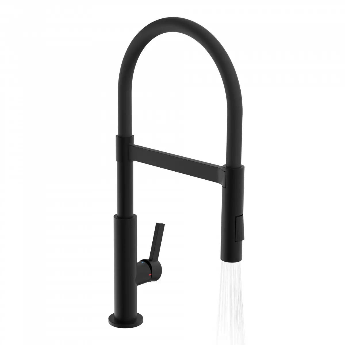 KÜCHENARMATUR  - Schwarz, Basics, Metall (5,5/49/26,5cm) - Schütte
