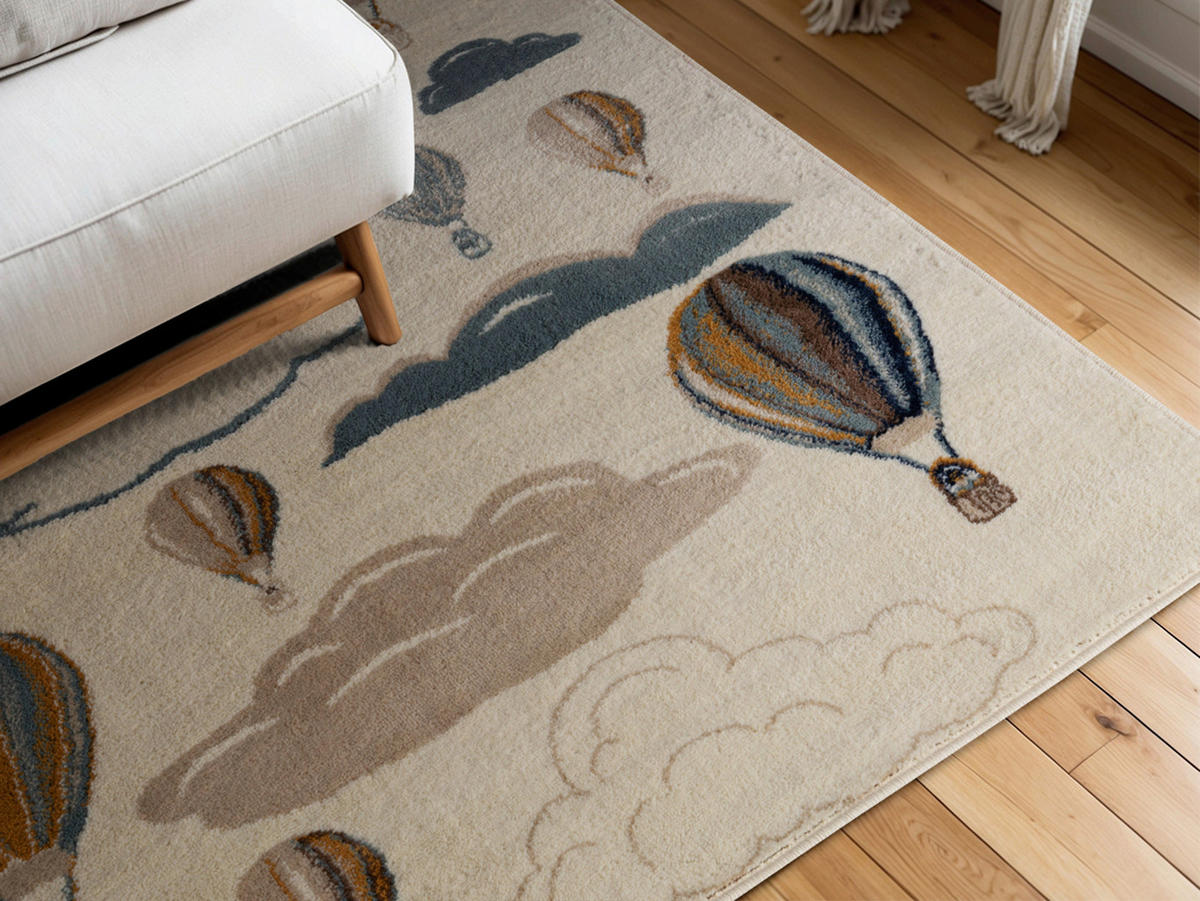 KINDERTEPPICH 120/170 cm Adventures  - Multicolor/Creme, Design, Kunststoff/Textil (120/170cm)