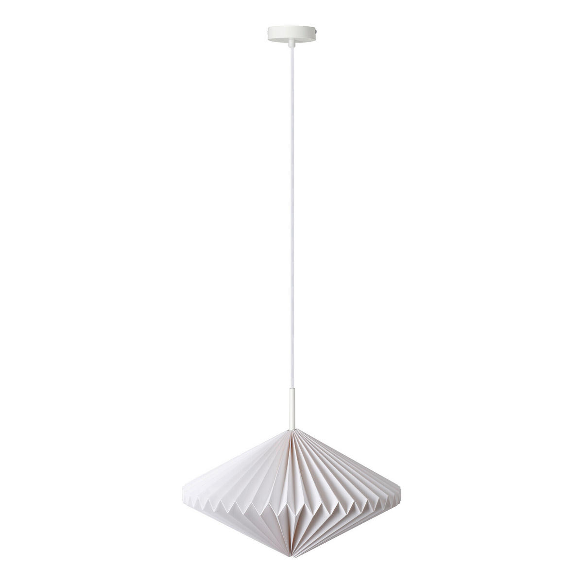 HÄNGELEUCHTE 45/140 cm  - Weiß, Basics, Papier/Metall (45/140cm) - Osram
