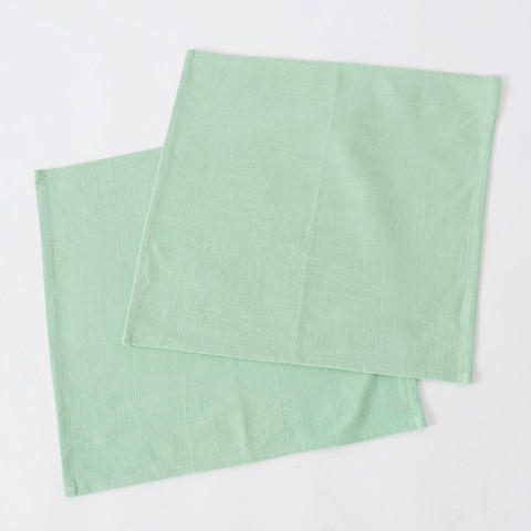 SZALVÉTA  40/40 cm   - világoszöld, Basics, textil (40/40cm)