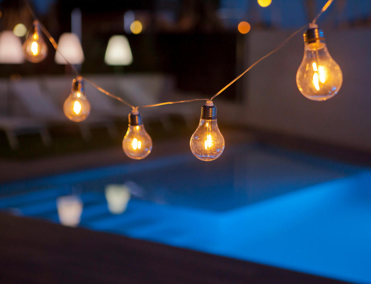 LICHTERKETTE 450 cm  - Silberfarben, Design, Kunststoff (450cm) - Newgarden