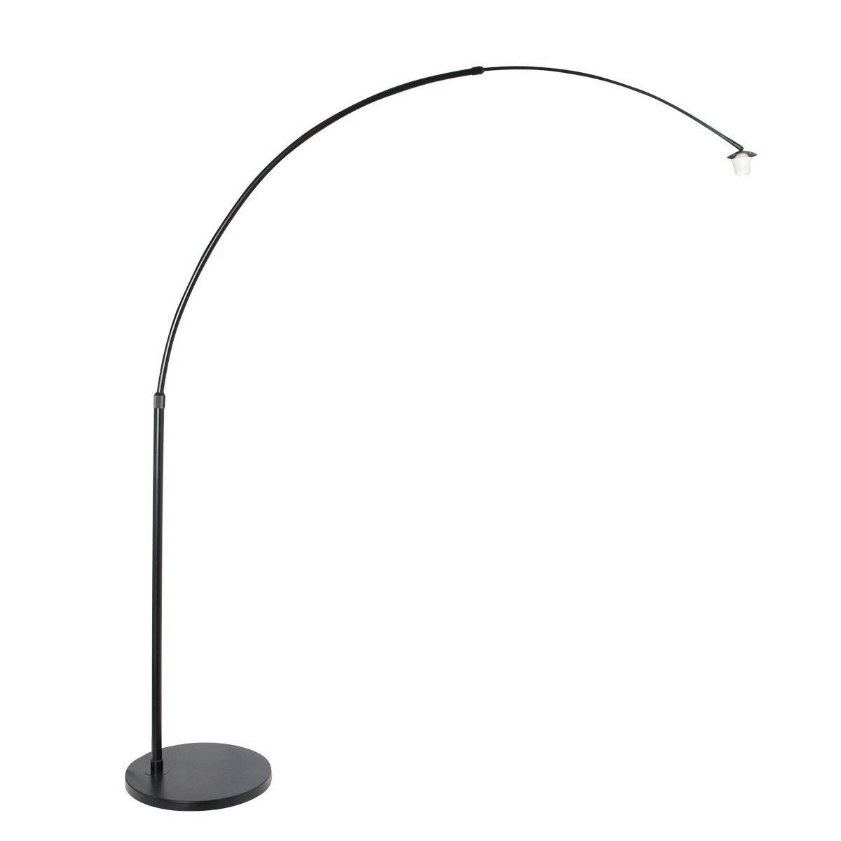 STEHLEUCHTE SPARKLED LIGHT 50/240/230 cm  - Beige/Schwarz, Trend, Naturmaterialien/Metall (50/240/230cm)