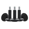DREHSTUHLROLLE - Chromfarben/Schwarz, Basics, Kunststoff/Metall (6/7,3/6cm) - MID.YOU