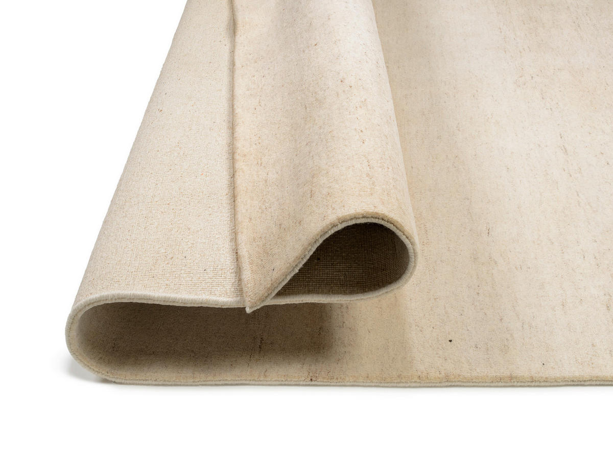 WOLLTEPPICH 200/200 cm Silverström Gelb  - Gelb, Basics, Textil (200/200cm) - Linea Natura