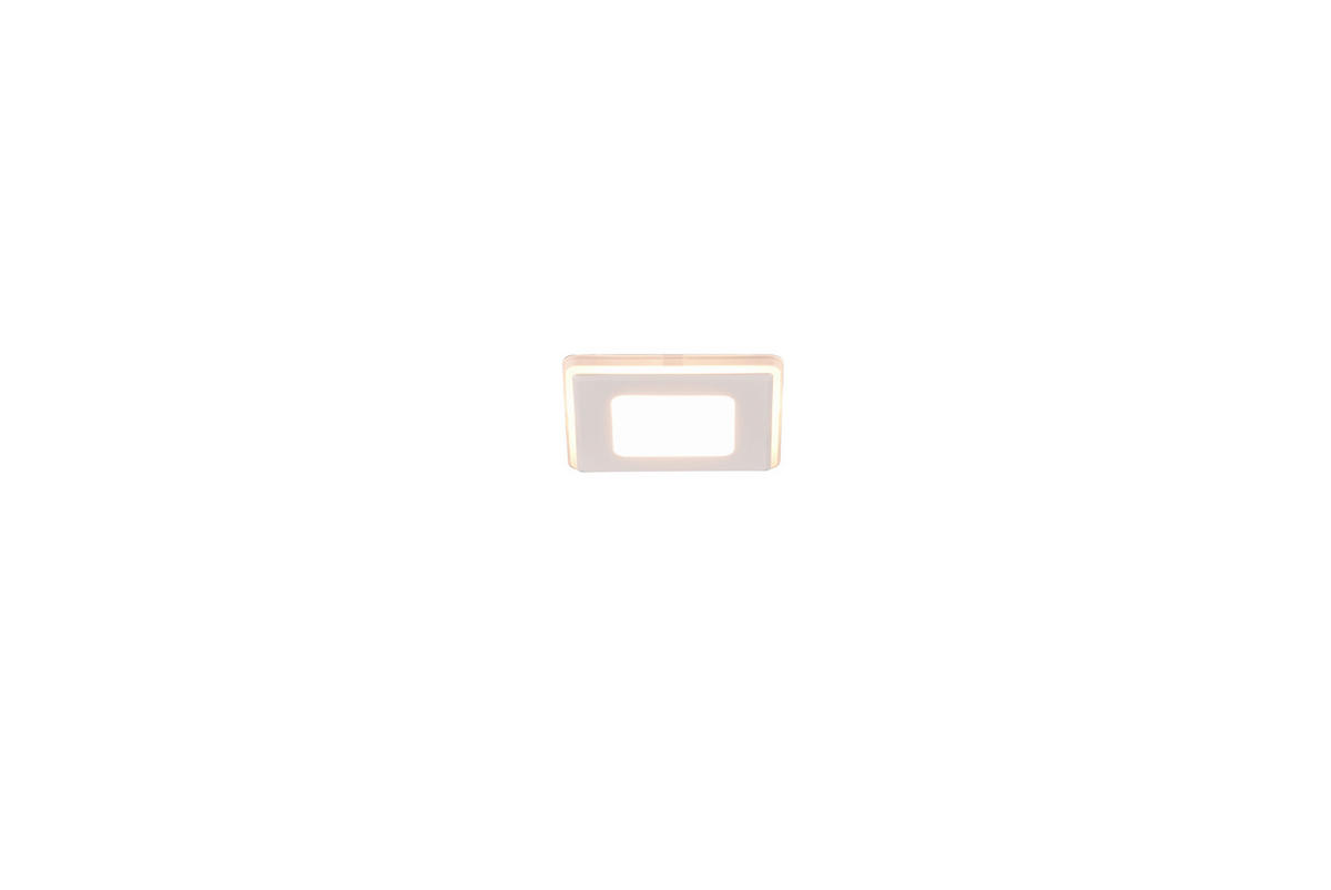 LED-EINBAUSPOT NIMBUS 8,5/8,5/3,9 cm   - Weiß, Design, Kunststoff (8,5/8,5/3,9cm) - Trio Leuchten