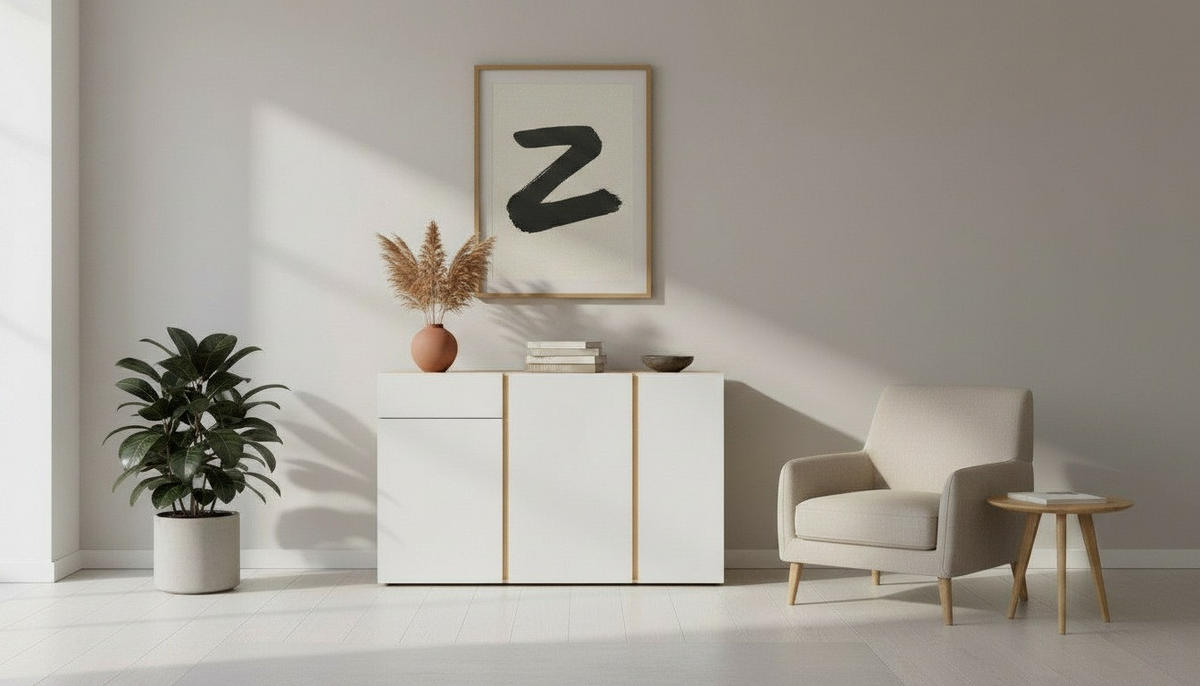 SIDEBOARD  152/103/42 cm 1 Schublade(n)  - Kaschmir/Eichefarben, KONVENTIONELL, Glas/Holzwerkstoff (152/103/42cm)