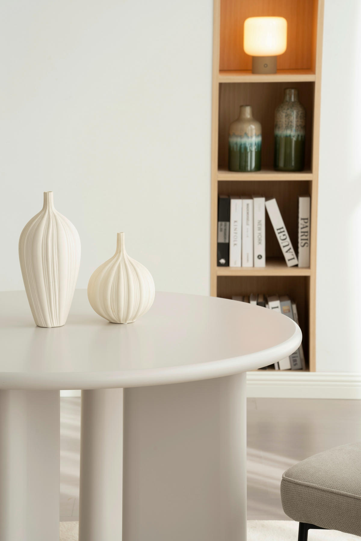 ESSTISCH in Holzwerkstoff  - Beige, MODERN, Holzwerkstoff (120/75/120cm) - MID.YOU