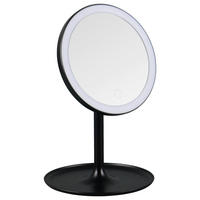 SCHMINKSPIEGEL 18/28,5/18 cm  - Schwarz, Basics, Glas/Kunststoff (18/28,5/18cm)