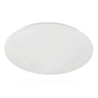 LED PLAFONJERA  - bela, Dizajnerski, metal/plastika (38/7cm)