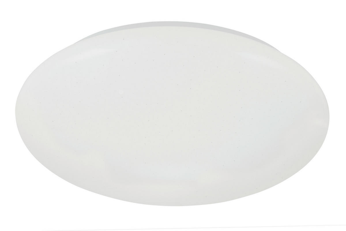 LED PLAFONJERA  - bela, Dizajnerski, metal/plastika (38/7cm)