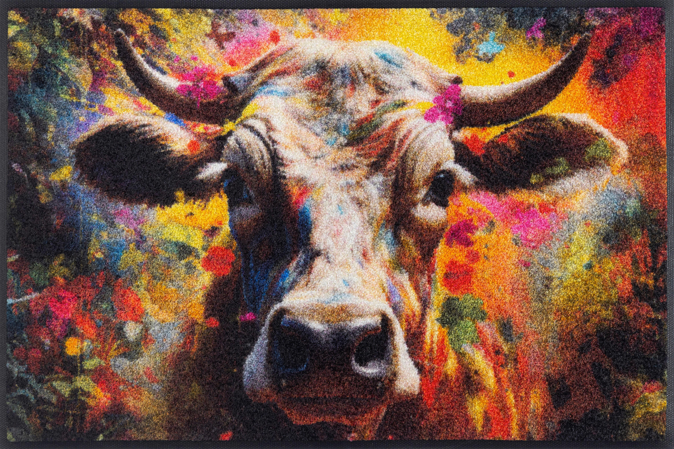 wash+dry FUßMATTE Cowy McCow Mehrfarbig 50x75 cm