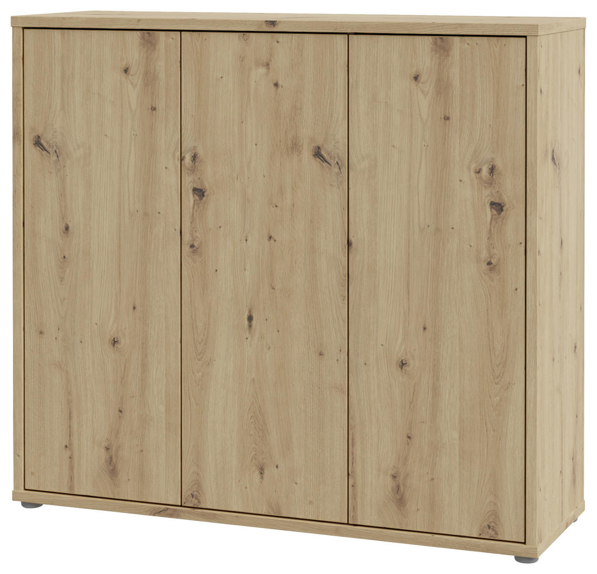 Dulap Pentru Pantofi 109,2/99,1/34,9 cm  - stejar Artisan/gri, Modern, plastic/material pe bază de lemn (109,2/99,1/34,9cm) - Modern Living