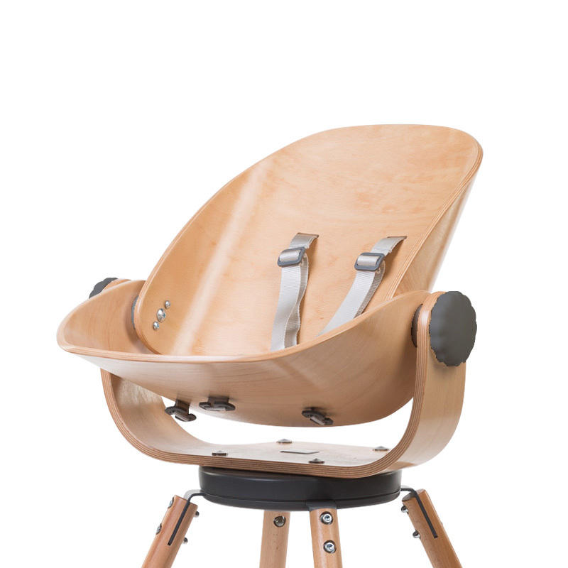 HOCHSTUHL-BABYSCHALE  Buche    Evolu Newborn  - Anthrazit/Buchefarben, Basics, Holz (50/38/48cm) - Childhome