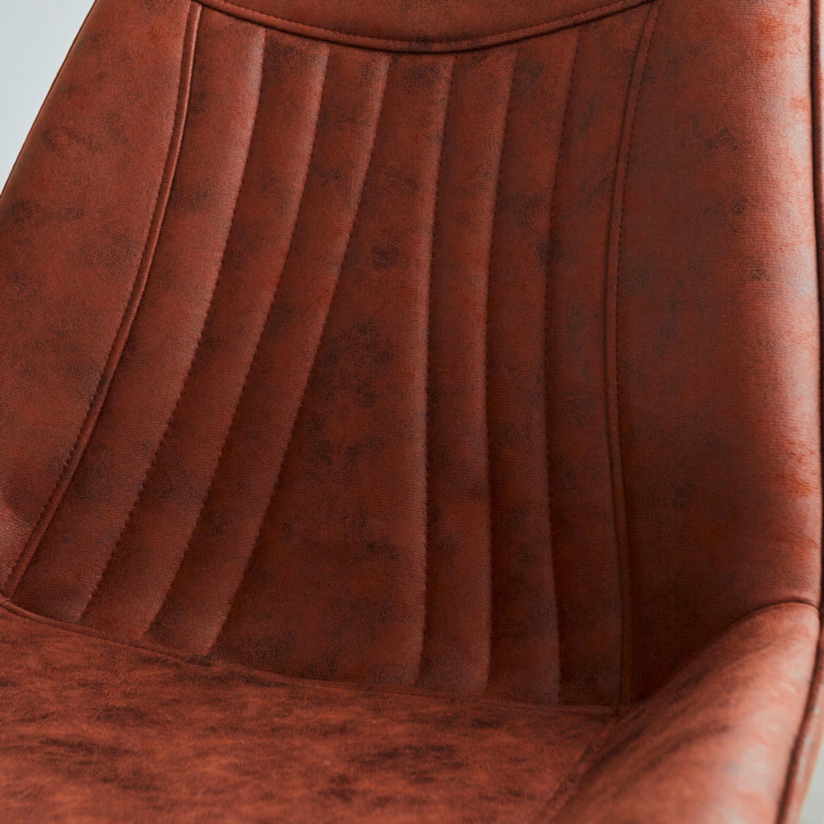 SADA ŽIDLÍ 2 kusy - černá/koňaková, Moderní, kov/textil (53/87/63,5cm) - MID.YOU