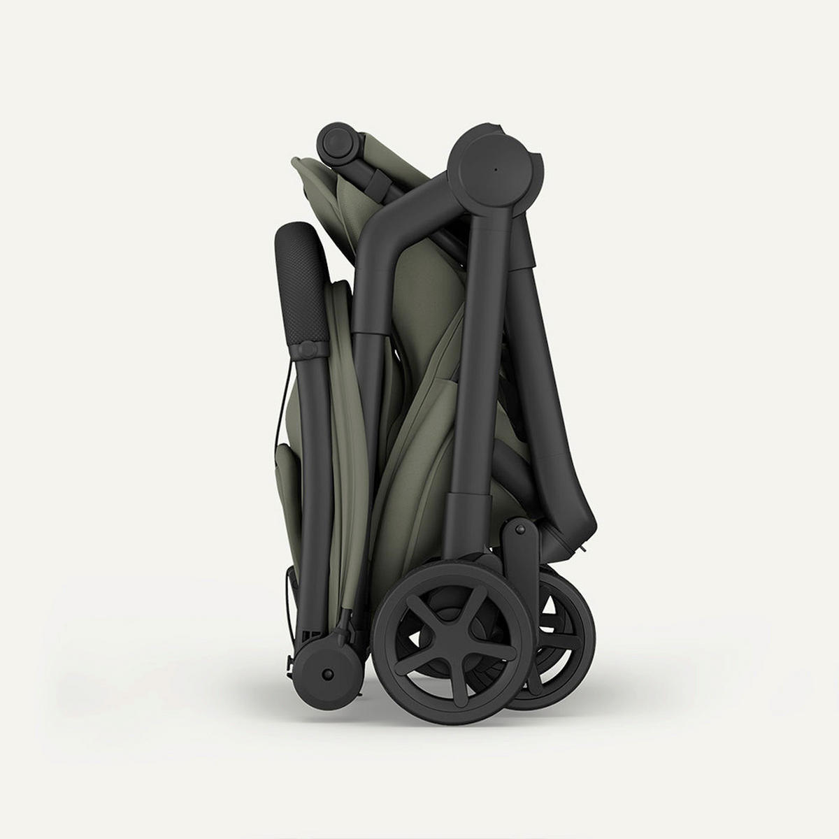 DJEČJA KOLICA   - maslinasto zelena, Basics, metal/tekstil (77/45/103cm) - BEBETTO