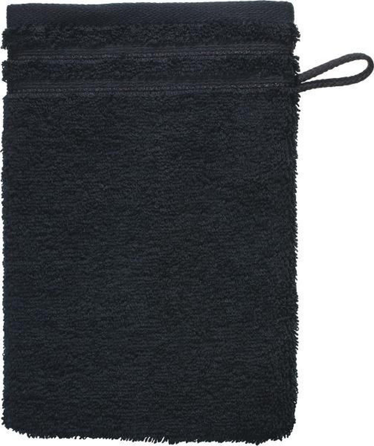 WASCHLAPPEN Calypso Feeling Schwarz  - Schwarz, Basics, Textil (16/22cm) - Vossen