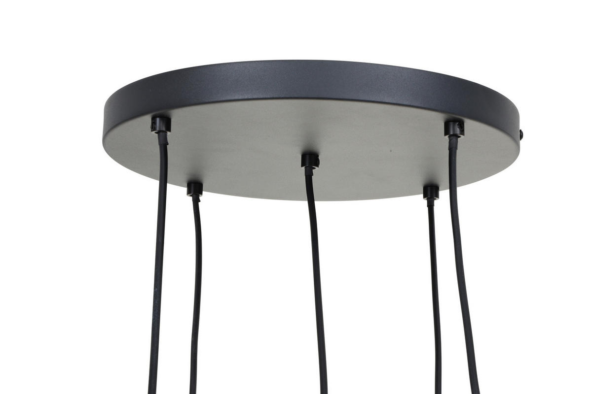HÄNGELEUCHTE 44,5/120 cm  - Goldfarben/Bernsteinfarben, Trend, Glas/Metall (44,5/120cm) - Novel