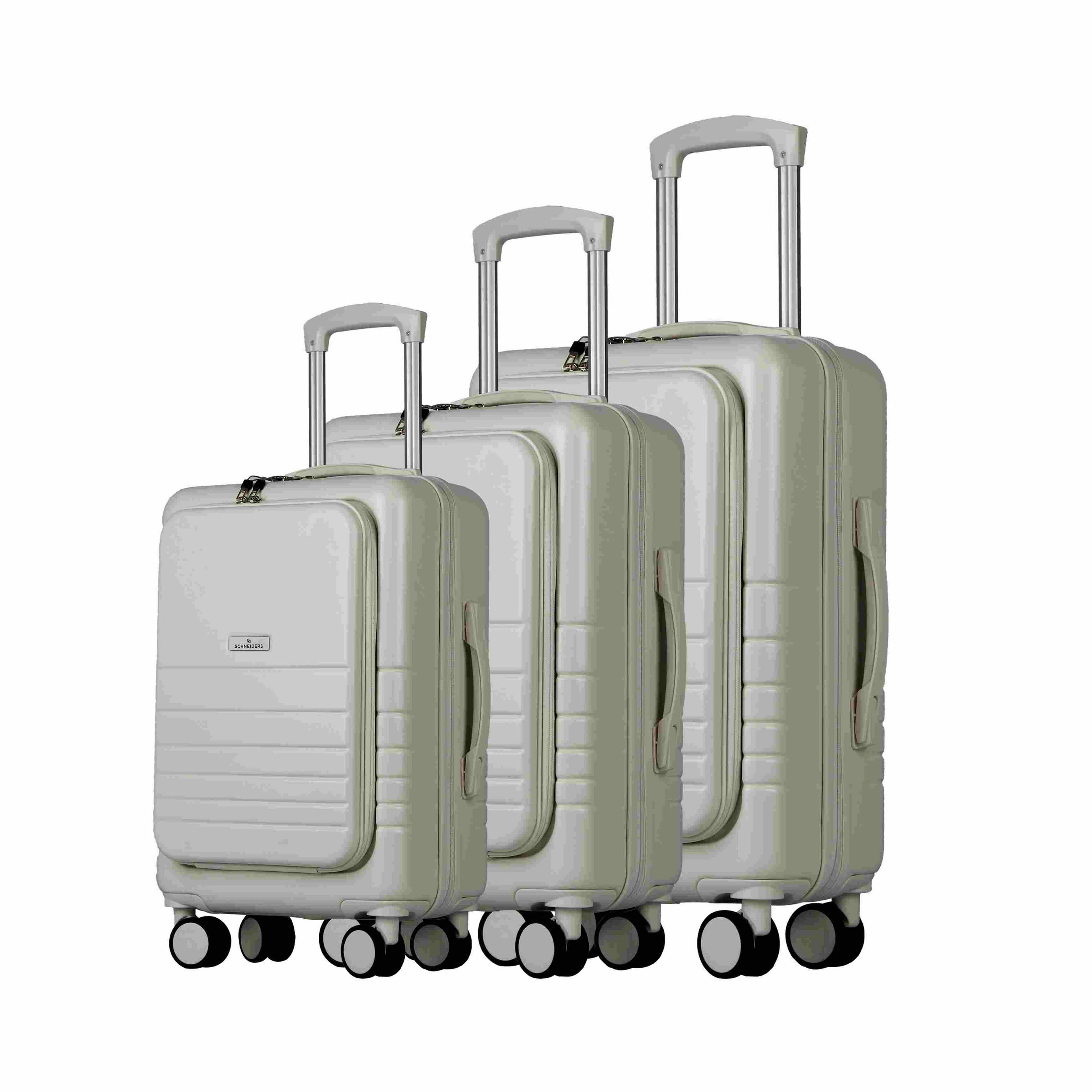 REISEKOFFER Weiß  - Weiß, Design, Kunststoff (43/67/29cm) - Schneiders