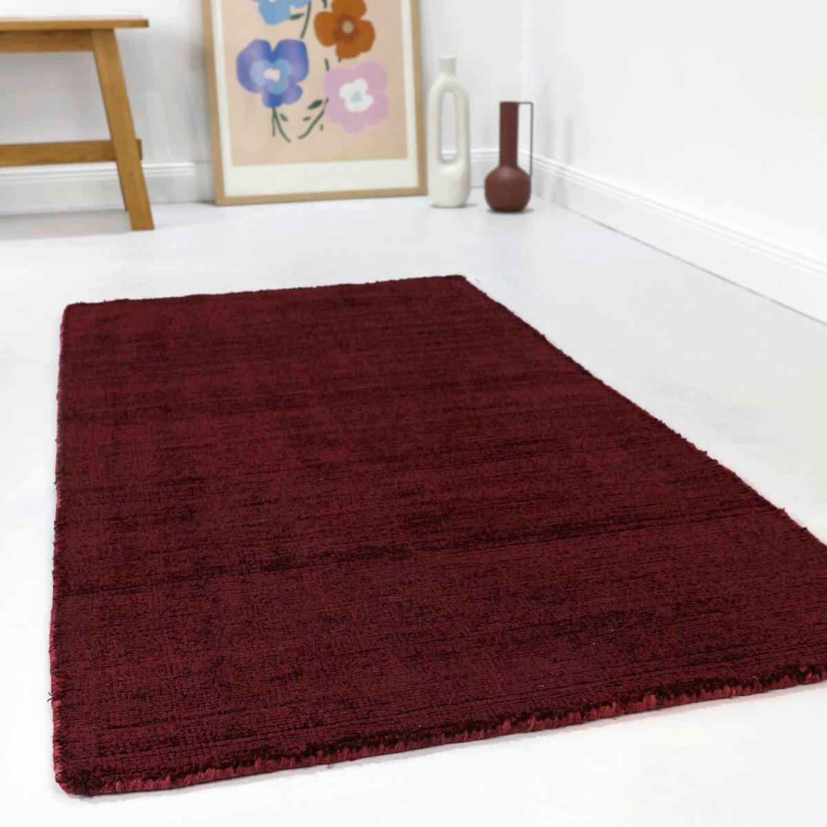 LÄUFER 80/400 cm Gil  - Bordeaux, KONVENTIONELL, Textil (80/400cm) - Esprit