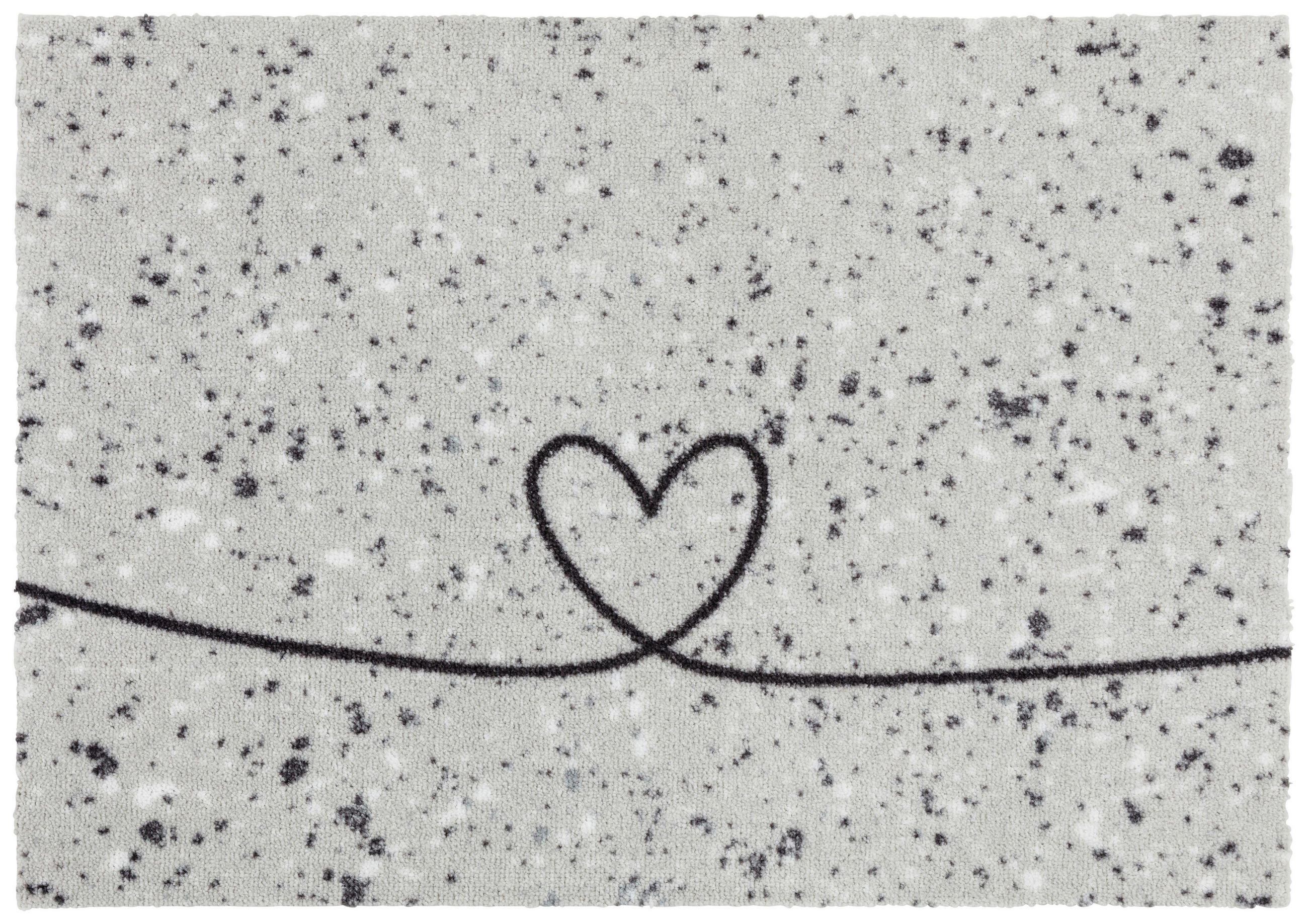 FUßMATTE  50/70 cm  Hellgrau  - Hellgrau, Basics, Kunststoff/Textil (50/70cm) - Esposa