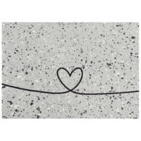 FUßMATTE  50/70 cm  Hellgrau  - Hellgrau, Basics, Kunststoff/Textil (50/70cm) - Esposa