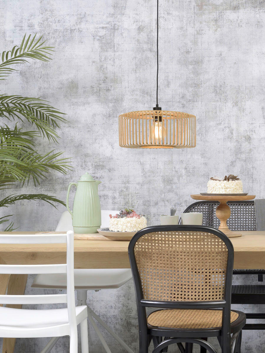 HÄNGELEUCHTE 40/20 cm  - Naturfarben, Trend, Holz (40/20cm) - Good & Mojo
