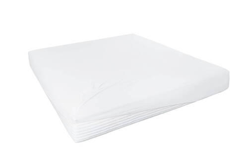 TOPPER-SPANNLEINTUCH 150/200 cm Jersey  - Weiß, Basics, Textil (150/200cm)