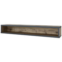 WANDBOARD  156/22,4/25 cm  - Eichefarben/Dunkelgrau, Design, Holzwerkstoff (156/22,4/25cm) - Xora