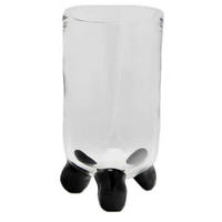 WINDLICHT - Klar/Schwarz, Trend, Glas (20/40cm) - Ambia Home