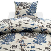 PÅSLAKANSET flatväv 150/210 cm  - blå/multicolor, Basics, textil (150/210cm)