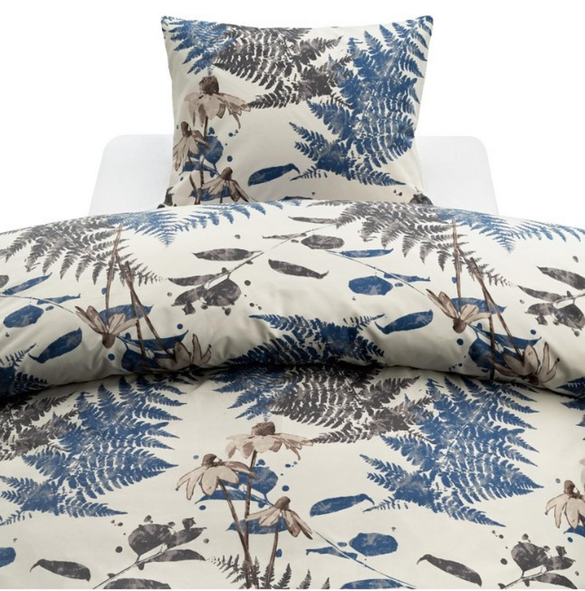 PÅSLAKANSET flatväv 150/210 cm  - blå/multicolor, Basics, textil (150/210cm)