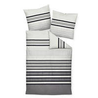 BETTWÄSCHE Biber 155/220 cm  - Sandfarben/Blau, Design, Textil (155/220cm) - Janine