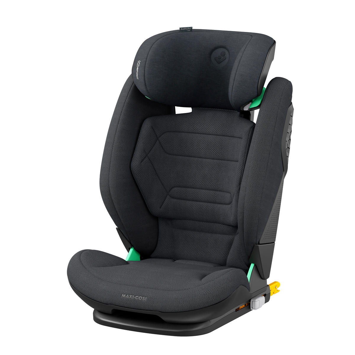 BILBARNSTOL Rodifix Pro2 i-Size  - mörkgrå, Basics, metall/textil (44/79/69cm) - Maxi Cosi Pro