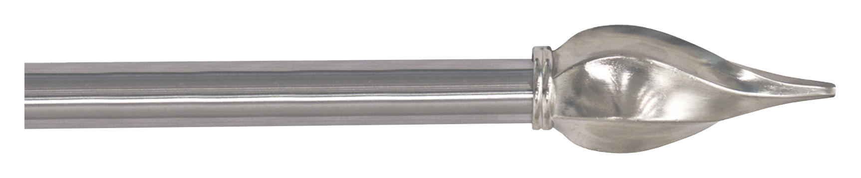 GARDINSTÅNGSET 120-210 cm  - stålfärgad, Basics, metall (120-210cm)