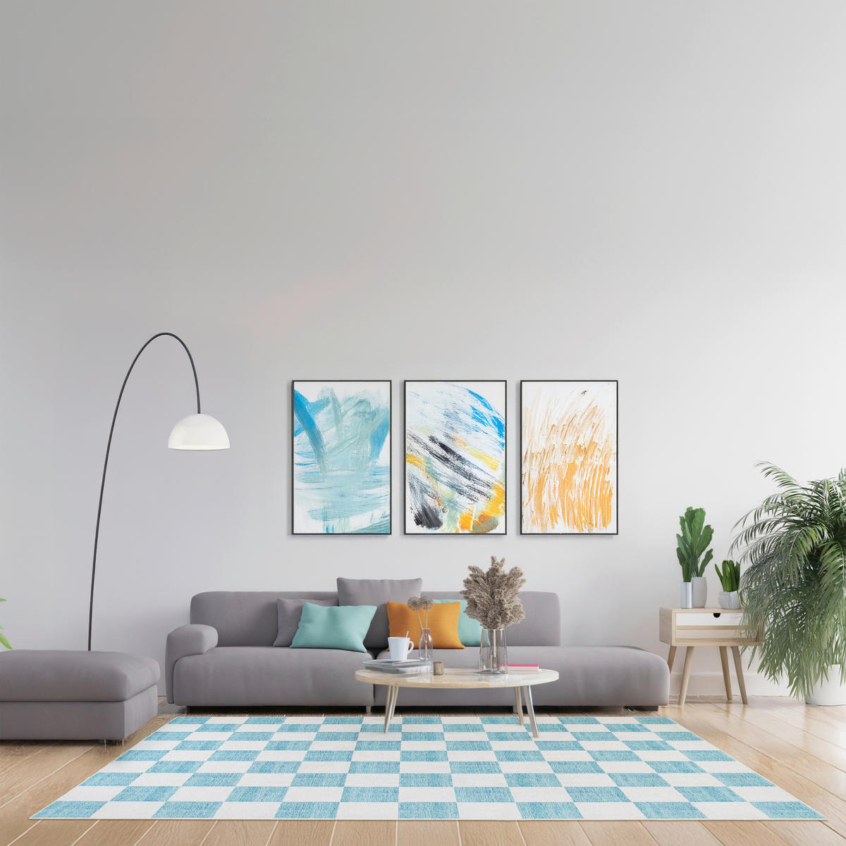 TUFTTEPPICH 200/290 cm MESIO JACK Mintgrün, Grauweiß  - Grauweiß/Mintgrün, Design, Kunststoff/Textil (200/290cm) - Lindorug