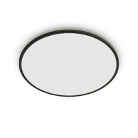LED-DECKENLEUCHTE Superslim CL550 25/25/2,3 cm   - Schwarz, Basics, Metall (25/25/2,3cm) - Philips