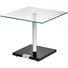 COUCHTISCH in Metall, Kunststoff, Glas, Holzwerkstoff 75/75/46-62 cm - Schwarz, Design, Glas/Holzwerkstoff (75/75/46-62cm) COUCHTISCH in Metall, Kunststoff, Glas, Holzwerkstoff 75/75/46-62 cm - Schwarz, Design, Glas/Holzwerkstoff (75/75/46-62cm)