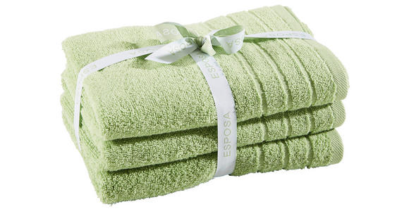 FROTTIERSET 50/90 cm Grün - Grün, Basics, Textil (50/90cm) - Esposa