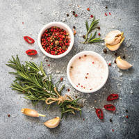 GLASBILD Gewürze  - Multicolor, Basics, Glas (20/20/1,40cm) - Euroart