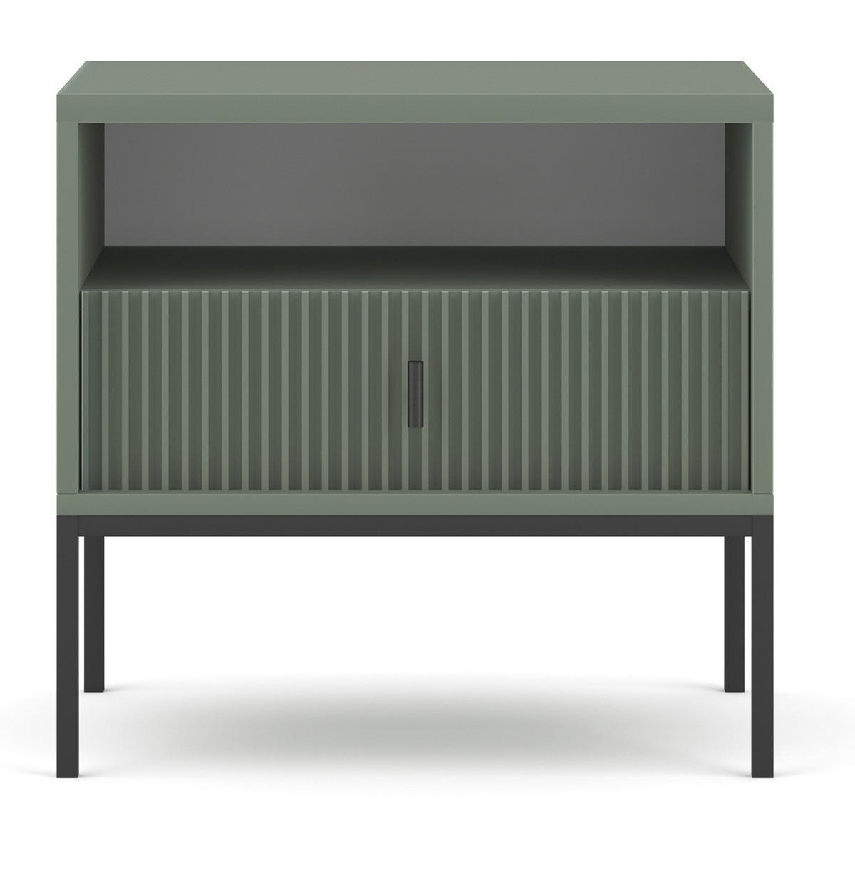 NACHTSCHRANK 53,9/52,4/39 cm  - Goldfarben/Schwarz, Design, Holzwerkstoff/Metall (53,9/52,4/39cm) - Boxxx